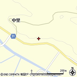 福島県相馬郡飯舘村関沢中里86周辺の地図