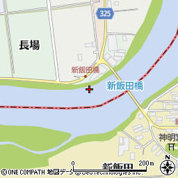 新飯田橋周辺の地図
