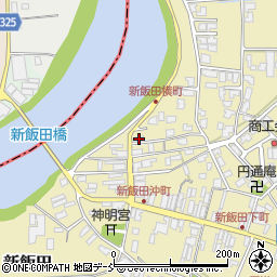 新潟県新潟市南区新飯田756周辺の地図