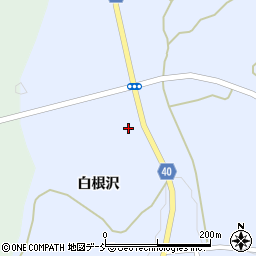 福島県福島市飯野町青木椚下周辺の地図