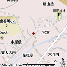 福島県福島市松川町浅川宮本周辺の地図