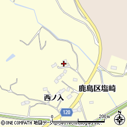 福島県南相馬市鹿島区塩崎北迫屋敷周辺の地図