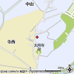 福島県喜多方市岩月町宮津寺山周辺の地図