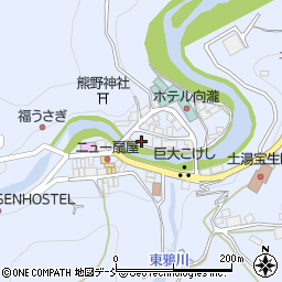 ホテル向瀧しゃくなげ荘周辺の地図