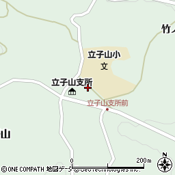 福島県福島市立子山竹ノ下周辺の地図