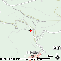 福島県福島市立子山北浦山周辺の地図