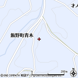 福島県福島市飯野町青木小武木周辺の地図