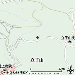 福島県福島市立子山栃窪周辺の地図