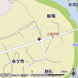福島県福島市松川町金沢外大貝周辺の地図