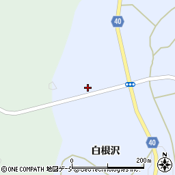 福島県福島市飯野町青木（愛宕）周辺の地図