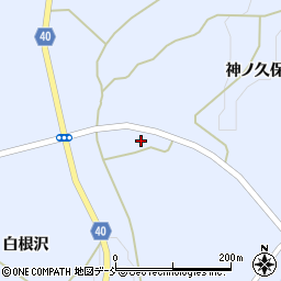 福島県福島市飯野町青木柳ケ作周辺の地図