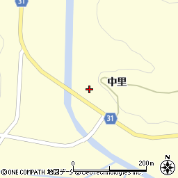 福島県相馬郡飯舘村関沢中里102周辺の地図