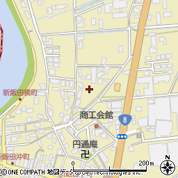 新潟県新潟市南区新飯田953-13周辺の地図