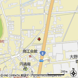 ローソン白根新飯田店周辺の地図