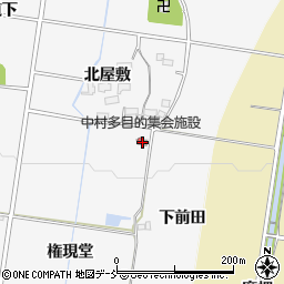福島県喜多方市松山町鳥見山権現堂4周辺の地図