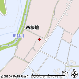 福島県喜多方市岩月町入田付西桜壇25周辺の地図