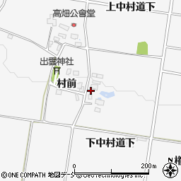 福島県喜多方市松山町鳥見山下中村道下3757周辺の地図