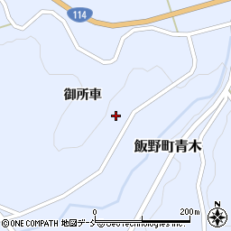 福島県福島市飯野町青木上宮周辺の地図