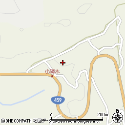 福島県耶麻郡西会津町奥川大字大綱木杉下周辺の地図