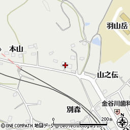 福島県福島市松川町関谷藤窪周辺の地図