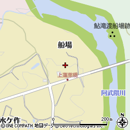 福島県福島市松川町金沢船場周辺の地図