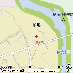 福島県福島市松川町金沢（船場）周辺の地図