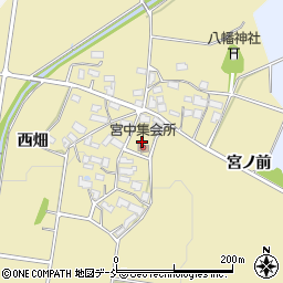 福島県喜多方市岩月町大都周辺の地図