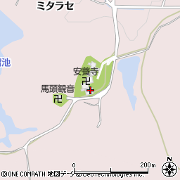 安養寺客殿周辺の地図