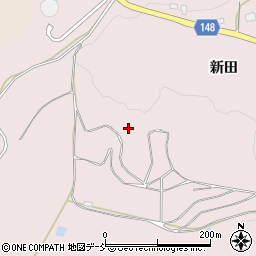 福島県福島市平石前新田周辺の地図
