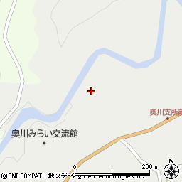 福島県西会津町（耶麻郡）奥川大字飯里（下島）周辺の地図