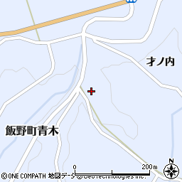 福島県福島市飯野町青木向小武木周辺の地図