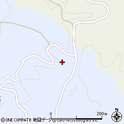 福島県川俣町（伊達郡）小神（袖山）周辺の地図
