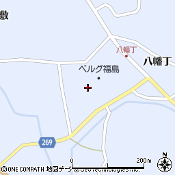 福島県伊達郡川俣町羽田曽利田周辺の地図