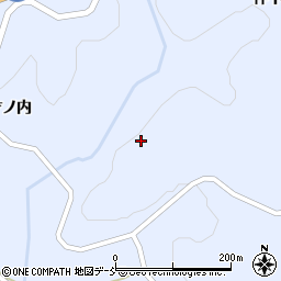 福島県福島市飯野町青木岫周辺の地図