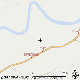 福島県耶麻郡西会津町奥川大字飯里向島周辺の地図