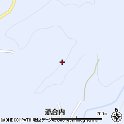 福島県伊達郡川俣町羽田笹山周辺の地図