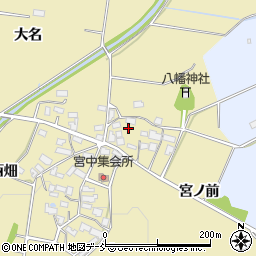 福島県喜多方市岩月町大都石神周辺の地図