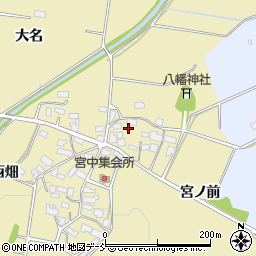 福島県喜多方市岩月町大都（石神）周辺の地図