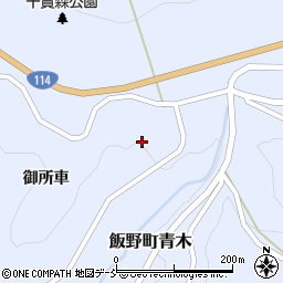 福島県福島市飯野町青木山ノ神周辺の地図