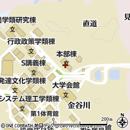 福島大学周辺の地図