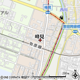 新潟県西蒲原郡弥彦村峰見周辺の地図