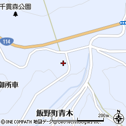 福島県福島市飯野町青木池ノ上周辺の地図