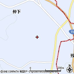 福島県福島市飯野町青木（平）周辺の地図