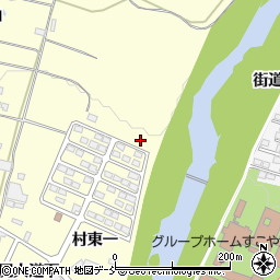 福島県喜多方市上三宮町上三宮東川原周辺の地図