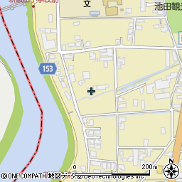 新潟県新潟市南区新飯田991-2周辺の地図
