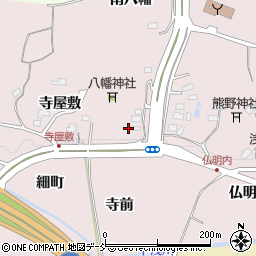 福島県福島市松川町浅川古寺周辺の地図