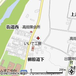 福島県喜多方市松山町鳥見山街道東周辺の地図