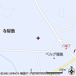 福島県伊達郡川俣町羽田殿屋敷周辺の地図