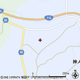 福島県福島市飯野町青木上柴伐田周辺の地図