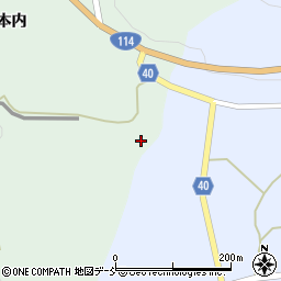 福島県福島市立子山岫周辺の地図